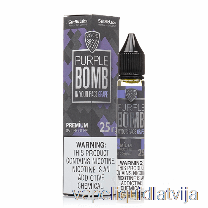 Purpura Bumba - Vgod Sāļi - 30ml 25mg Vape šķidrums